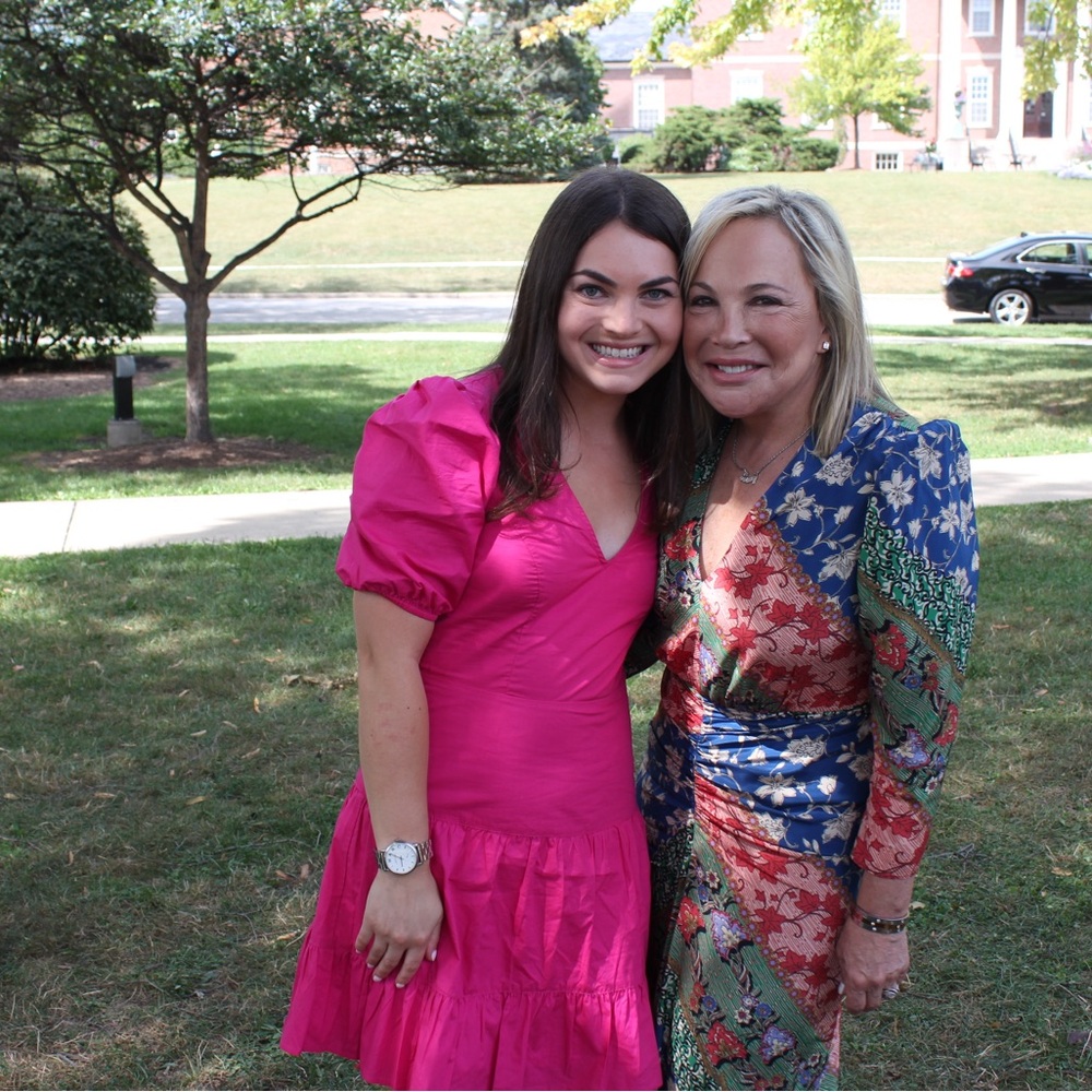 French connection hot pink dress